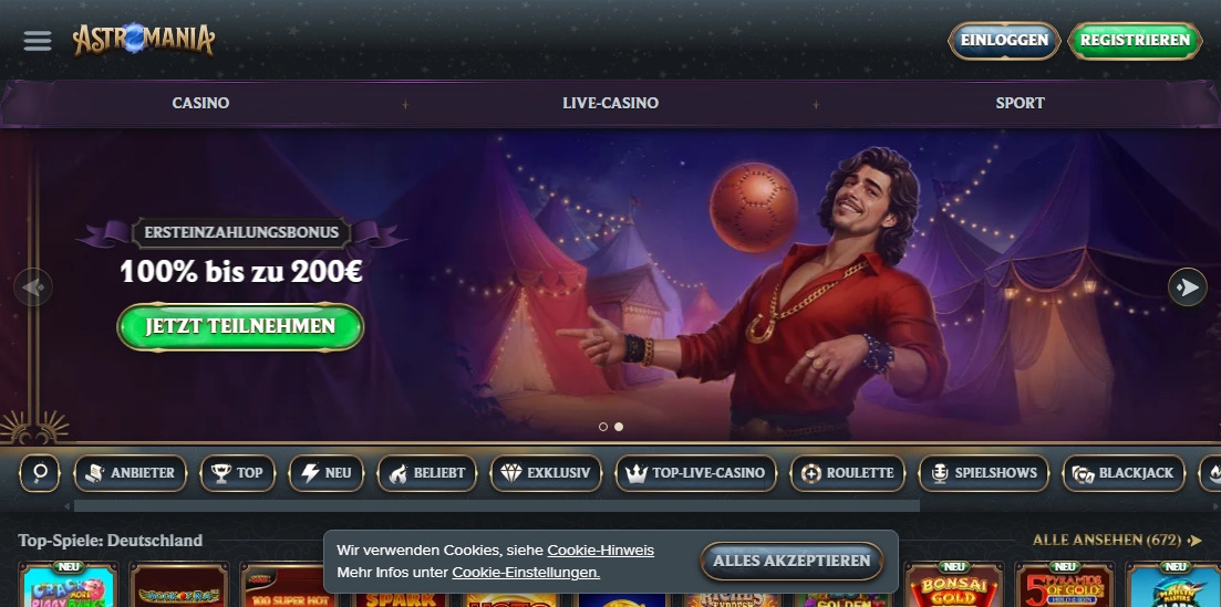 AstroMania Casino
